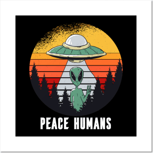 Peace Humans Posters and Art